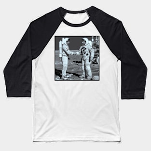 Cooperating Astronauts Baseball T-Shirt